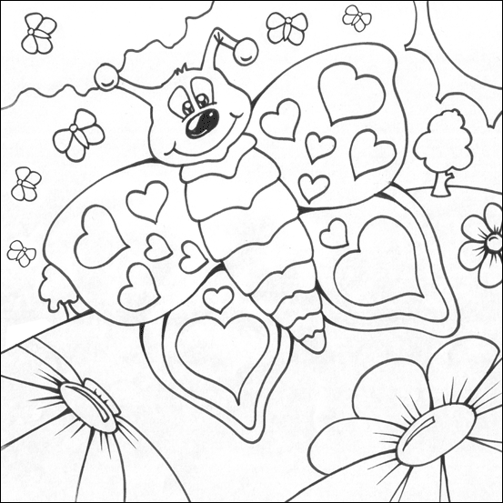 Coloring Pages Butterfly. Colouring Butterfly
