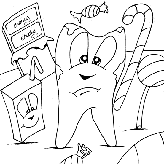 dental coloring pages - photo #9