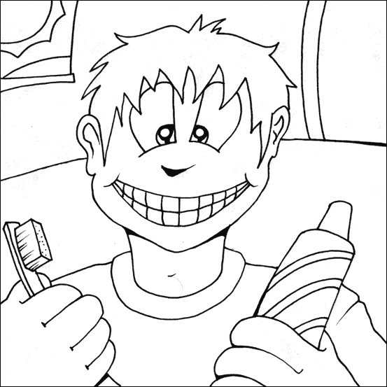 dental coloring pages - photo #21