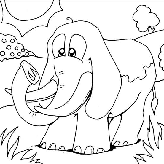 Mammoth Colouring