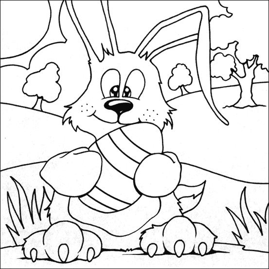Colouring Easter Bunnies