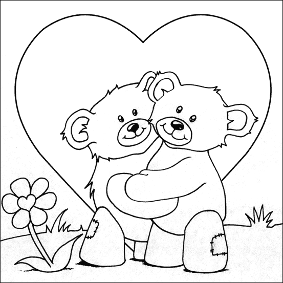 b m valentines day printable coloring pages - photo #11