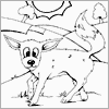 Fox Colouring page