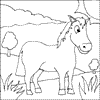 Horse Colouring Picture