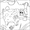 spotty pig colouring