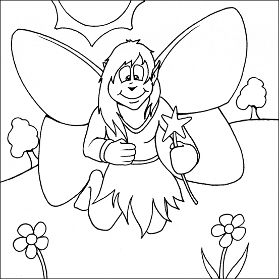 Simple Fairy Drawing