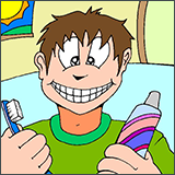 Dentist Colouring Pages