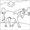 Simple Horse Drawing