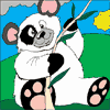 Panda Online Colouring