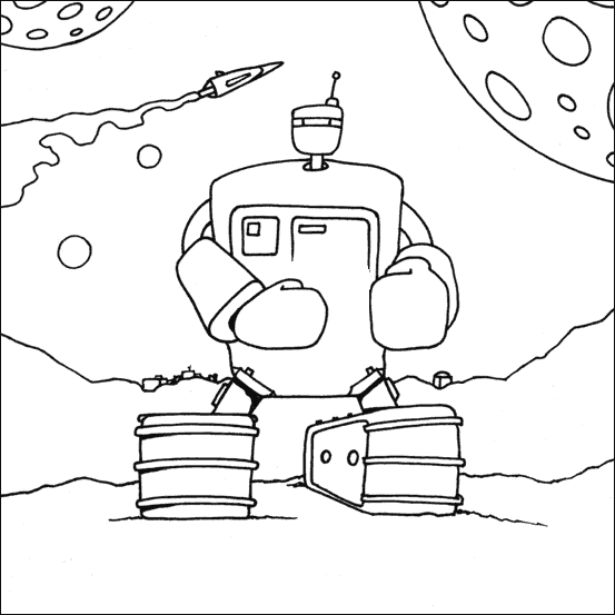 Robot tank drawing