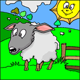 Sheep Colouring Pages