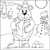 Snowman Teddy bear