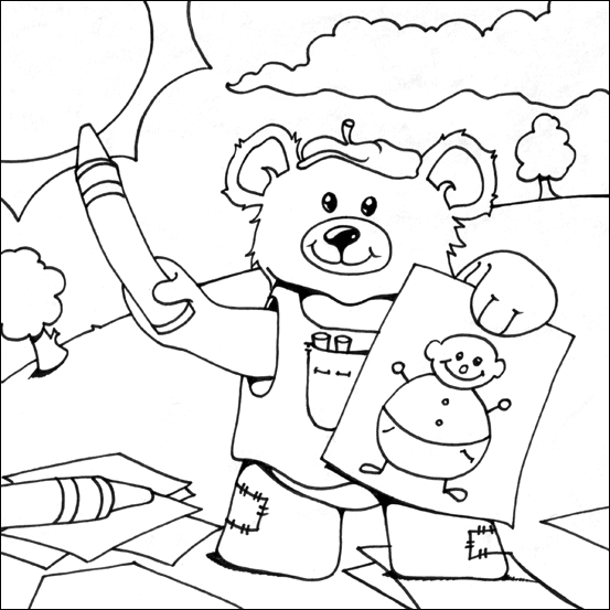 Artist Teddy Bear