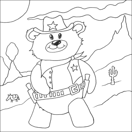 Cowboy Teddy Bear Picture
