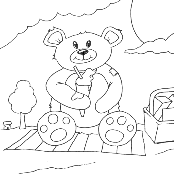 Ice Cream Teddy Bear
