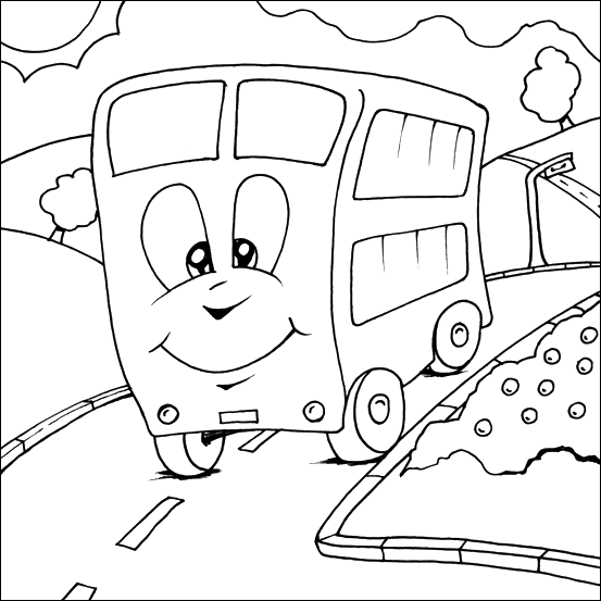Bus Colouring