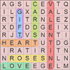 Easy Valentine Word Search