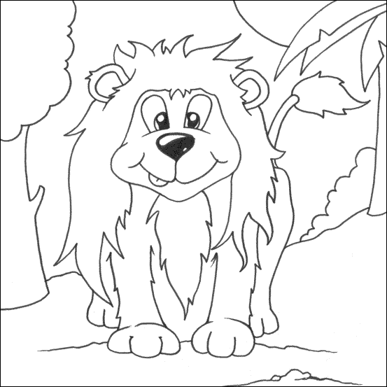 Lion printable